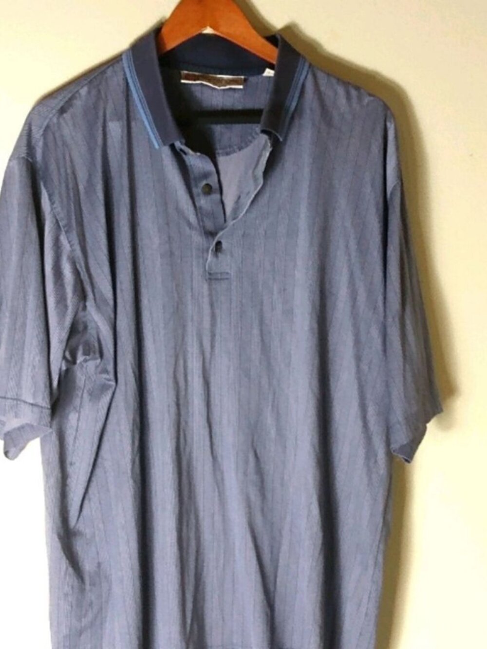 Slazenger Slate Blue Gray Golf Shirt XL